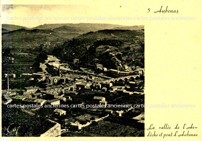 Cartes postales anciennes > CARTES POSTALES > carte postale ancienne > cartes-postales-ancienne.com Auvergne rhone alpes Ardeche Aubenas