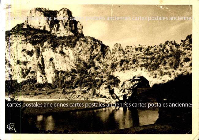 Cartes postales anciennes > CARTES POSTALES > carte postale ancienne > cartes-postales-ancienne.com Auvergne rhone alpes Ardeche Vallon Pont D Arc