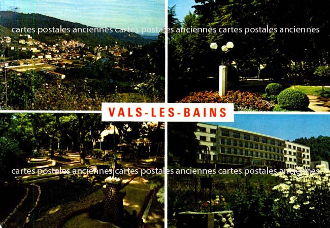 Cartes postales anciennes > CARTES POSTALES > carte postale ancienne > cartes-postales-ancienne.com Auvergne rhone alpes Ardeche Vals Les Bains