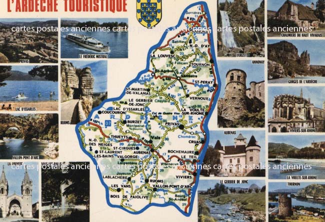 Cartes postales anciennes > CARTES POSTALES > carte postale ancienne > cartes-postales-ancienne.com Auvergne rhone alpes Ardeche