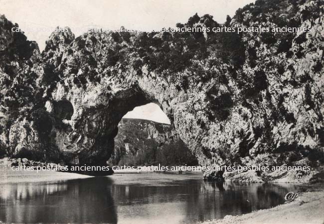 Cartes postales anciennes > CARTES POSTALES > carte postale ancienne > cartes-postales-ancienne.com Auvergne rhone alpes Ardeche Vallon Pont D Arc