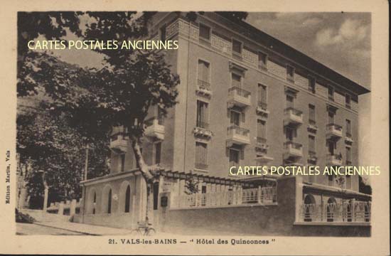 Cartes postales anciennes > CARTES POSTALES > carte postale ancienne > cartes-postales-ancienne.com Auvergne rhone alpes Ardeche Vals Les Bains