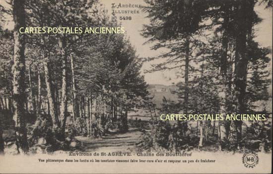 Cartes postales anciennes > CARTES POSTALES > carte postale ancienne > cartes-postales-ancienne.com Auvergne rhone alpes Ardeche Saint Agreve