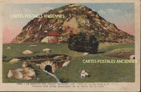 Cartes postales anciennes > CARTES POSTALES > carte postale ancienne > cartes-postales-ancienne.com Auvergne rhone alpes Ardeche Saint Martial