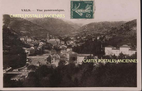 Cartes postales anciennes > CARTES POSTALES > carte postale ancienne > cartes-postales-ancienne.com Auvergne rhone alpes Ardeche Vals Les Bains