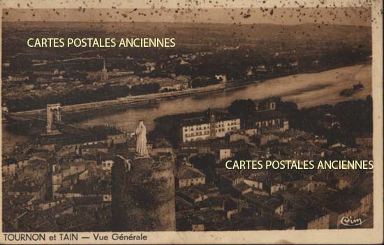 Cartes postales anciennes > CARTES POSTALES > carte postale ancienne > cartes-postales-ancienne.com Auvergne rhone alpes Ardeche Tournon Sur Rhone