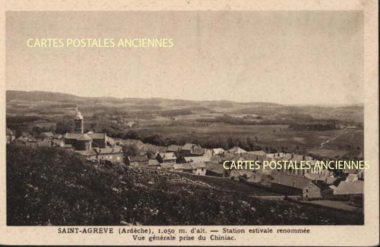 Cartes postales anciennes > CARTES POSTALES > carte postale ancienne > cartes-postales-ancienne.com Auvergne rhone alpes Ardeche Saint Agreve