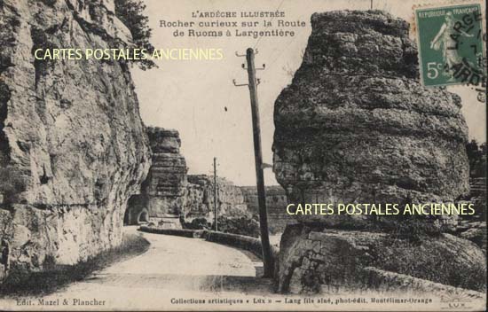 Cartes postales anciennes > CARTES POSTALES > carte postale ancienne > cartes-postales-ancienne.com Auvergne rhone alpes Ardeche Ruoms