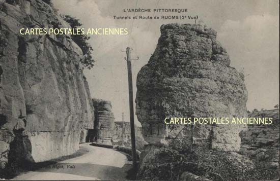 Cartes postales anciennes > CARTES POSTALES > carte postale ancienne > cartes-postales-ancienne.com Auvergne rhone alpes Ardeche Ruoms