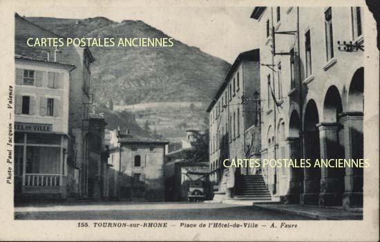 Cartes postales anciennes > CARTES POSTALES > carte postale ancienne > cartes-postales-ancienne.com Auvergne rhone alpes Ardeche Tournon Sur Rhone