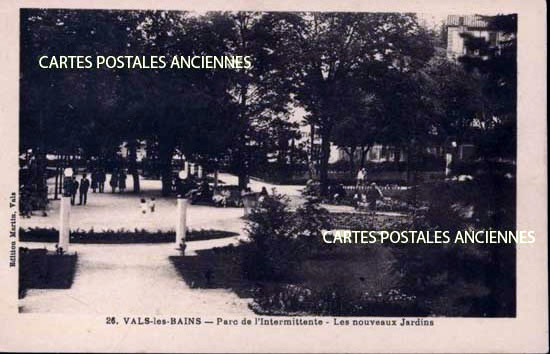 Cartes postales anciennes > CARTES POSTALES > carte postale ancienne > cartes-postales-ancienne.com Auvergne rhone alpes Ardeche Vals Les Bains