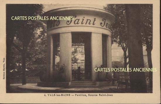 Cartes postales anciennes > CARTES POSTALES > carte postale ancienne > cartes-postales-ancienne.com Auvergne rhone alpes Ardeche Vals Les Bains