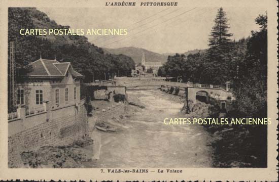 Cartes postales anciennes > CARTES POSTALES > carte postale ancienne > cartes-postales-ancienne.com Auvergne rhone alpes Ardeche Vals Les Bains