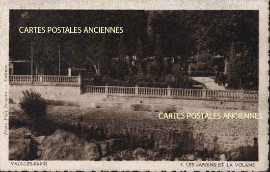 Cartes postales anciennes > CARTES POSTALES > carte postale ancienne > cartes-postales-ancienne.com Auvergne rhone alpes Ardeche Vals Les Bains