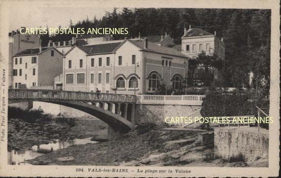 Cartes postales anciennes > CARTES POSTALES > carte postale ancienne > cartes-postales-ancienne.com Auvergne rhone alpes Ardeche Vals Les Bains