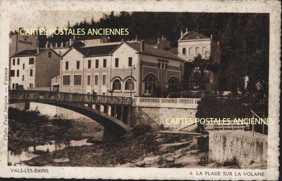 Cartes postales anciennes > CARTES POSTALES > carte postale ancienne > cartes-postales-ancienne.com Auvergne rhone alpes Ardeche Vals Les Bains