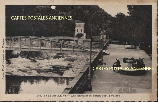 Cartes postales anciennes > CARTES POSTALES > carte postale ancienne > cartes-postales-ancienne.com Auvergne rhone alpes Ardeche Vals Les Bains