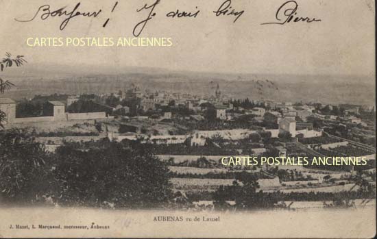 Cartes postales anciennes > CARTES POSTALES > carte postale ancienne > cartes-postales-ancienne.com Auvergne rhone alpes Ardeche Aubenas