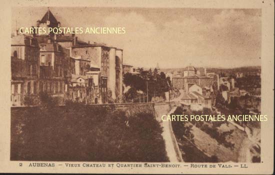 Cartes postales anciennes > CARTES POSTALES > carte postale ancienne > cartes-postales-ancienne.com Auvergne rhone alpes Ardeche Aubenas