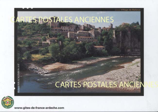 Cartes postales anciennes > CARTES POSTALES > carte postale ancienne > cartes-postales-ancienne.com Auvergne rhone alpes Ardeche Balazuc