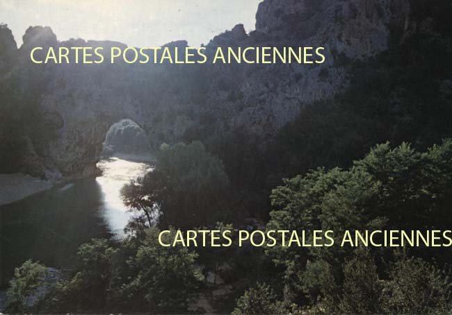 Cartes postales anciennes > CARTES POSTALES > carte postale ancienne > cartes-postales-ancienne.com Auvergne rhone alpes Ardeche Vallon Pont D Arc