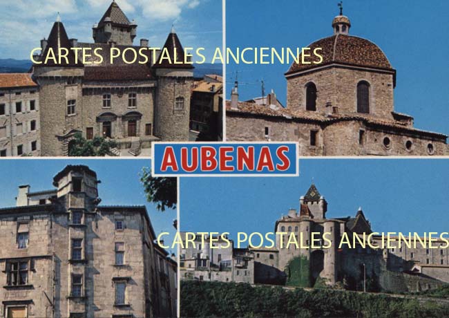 Cartes postales anciennes > CARTES POSTALES > carte postale ancienne > cartes-postales-ancienne.com Auvergne rhone alpes Ardeche Aubenas