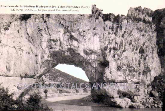 Cartes postales anciennes > CARTES POSTALES > carte postale ancienne > cartes-postales-ancienne.com Auvergne rhone alpes Ardeche Vallon Pont D Arc