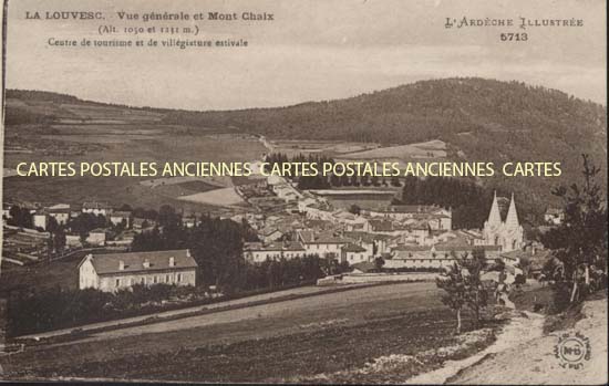 Cartes postales anciennes > CARTES POSTALES > carte postale ancienne > cartes-postales-ancienne.com Auvergne rhone alpes Ardeche Lalouvesc