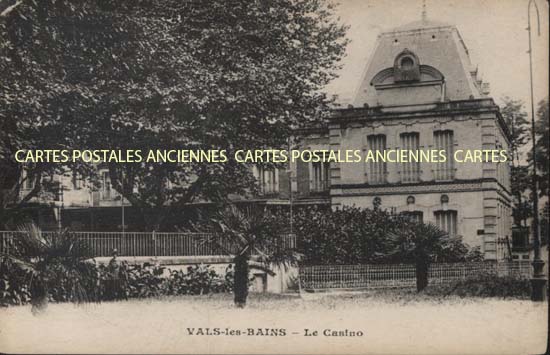 Cartes postales anciennes > CARTES POSTALES > carte postale ancienne > cartes-postales-ancienne.com Auvergne rhone alpes Ardeche Vals Les Bains