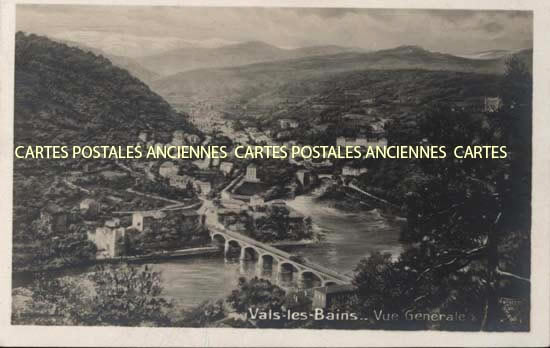 Cartes postales anciennes > CARTES POSTALES > carte postale ancienne > cartes-postales-ancienne.com Auvergne rhone alpes Ardeche Vals Les Bains