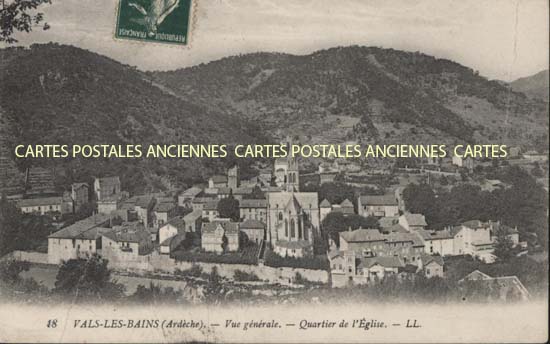 Cartes postales anciennes > CARTES POSTALES > carte postale ancienne > cartes-postales-ancienne.com Auvergne rhone alpes Ardeche Vals Les Bains