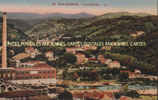 Cartes postales anciennes > CARTES POSTALES > carte postale ancienne > cartes-postales-ancienne.com Auvergne rhone alpes Ardeche Vals Les Bains