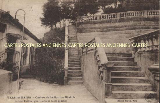 Cartes postales anciennes > CARTES POSTALES > carte postale ancienne > cartes-postales-ancienne.com Auvergne rhone alpes Ardeche Vals Les Bains