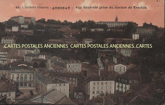 Cartes postales anciennes > CARTES POSTALES > carte postale ancienne > cartes-postales-ancienne.com Auvergne rhone alpes Ardeche Annonay