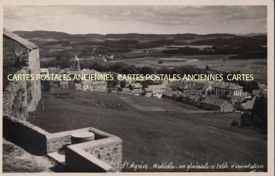 Cartes postales anciennes > CARTES POSTALES > carte postale ancienne > cartes-postales-ancienne.com Auvergne rhone alpes Ardeche Saint Agreve