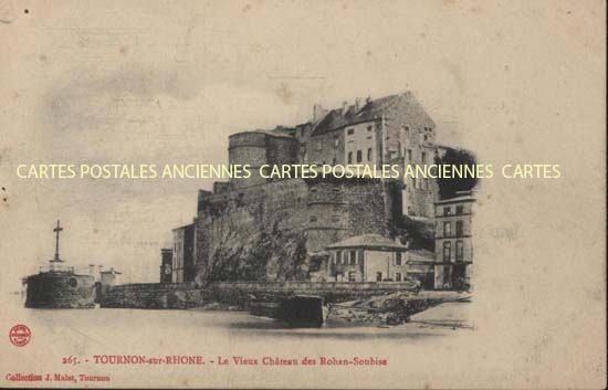 Cartes postales anciennes > CARTES POSTALES > carte postale ancienne > cartes-postales-ancienne.com Auvergne rhone alpes Ardeche Tournon Sur Rhone