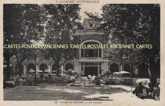 Cartes postales anciennes > CARTES POSTALES > carte postale ancienne > cartes-postales-ancienne.com Auvergne rhone alpes Ardeche Vals Les Bains