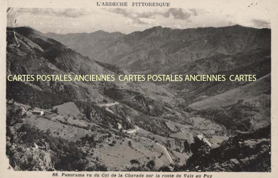 Cartes postales anciennes > CARTES POSTALES > carte postale ancienne > cartes-postales-ancienne.com Auvergne rhone alpes Ardeche Vals Les Bains