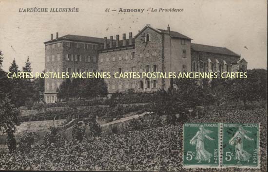 Cartes postales anciennes > CARTES POSTALES > carte postale ancienne > cartes-postales-ancienne.com Auvergne rhone alpes Ardeche Annonay