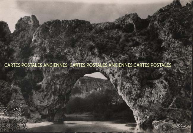 Cartes postales anciennes > CARTES POSTALES > carte postale ancienne > cartes-postales-ancienne.com Auvergne rhone alpes Ardeche Vallon Pont D Arc