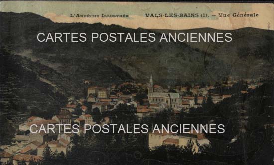 Cartes postales anciennes > CARTES POSTALES > carte postale ancienne > cartes-postales-ancienne.com Auvergne rhone alpes Ardeche Vals Les Bains