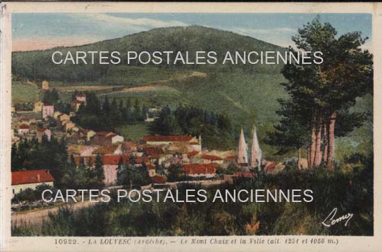 Cartes postales anciennes > CARTES POSTALES > carte postale ancienne > cartes-postales-ancienne.com Auvergne rhone alpes Ardeche Lalouvesc