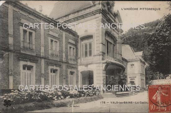 Cartes postales anciennes > CARTES POSTALES > carte postale ancienne > cartes-postales-ancienne.com Auvergne rhone alpes Ardeche Vals Les Bains