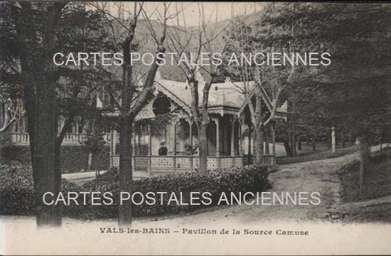 Cartes postales anciennes > CARTES POSTALES > carte postale ancienne > cartes-postales-ancienne.com Auvergne rhone alpes Ardeche Vals Les Bains