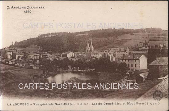 Cartes postales anciennes > CARTES POSTALES > carte postale ancienne > cartes-postales-ancienne.com Auvergne rhone alpes Ardeche Lalouvesc