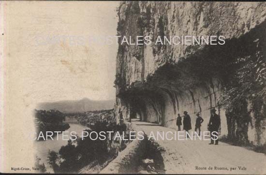 Cartes postales anciennes > CARTES POSTALES > carte postale ancienne > cartes-postales-ancienne.com Auvergne rhone alpes Ardeche Ruoms