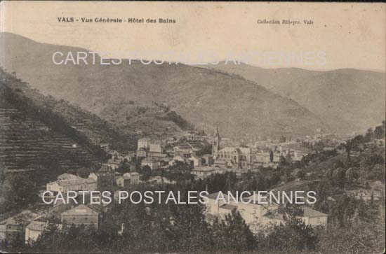 Cartes postales anciennes > CARTES POSTALES > carte postale ancienne > cartes-postales-ancienne.com Auvergne rhone alpes Ardeche Vals Les Bains