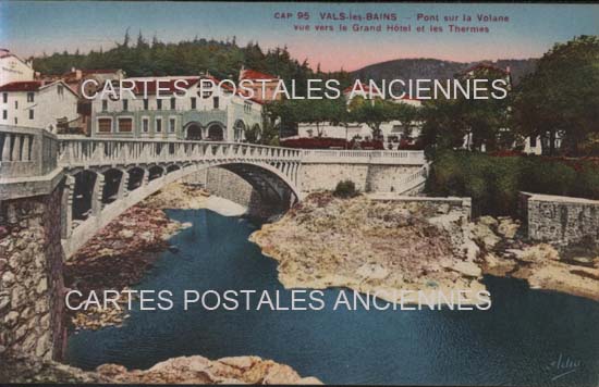 Cartes postales anciennes > CARTES POSTALES > carte postale ancienne > cartes-postales-ancienne.com Auvergne rhone alpes Ardeche Vals Les Bains