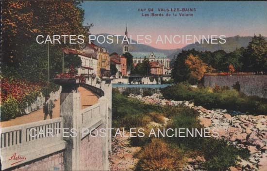 Cartes postales anciennes > CARTES POSTALES > carte postale ancienne > cartes-postales-ancienne.com Auvergne rhone alpes Ardeche Vals Les Bains