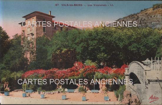 Cartes postales anciennes > CARTES POSTALES > carte postale ancienne > cartes-postales-ancienne.com Auvergne rhone alpes Ardeche Vals Les Bains